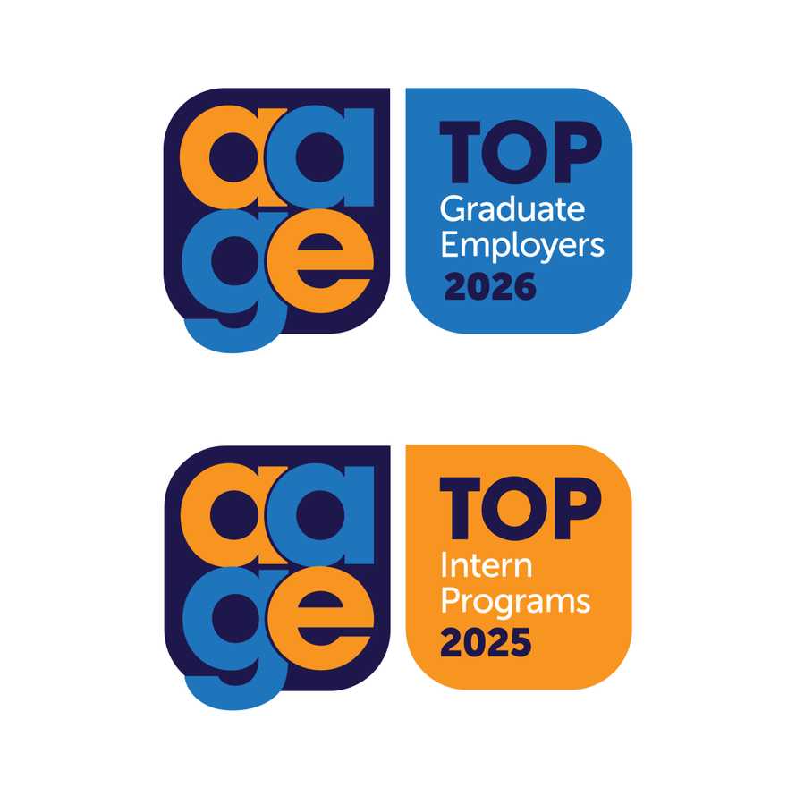 Top Graduate Employer 2025 & 2026 banners